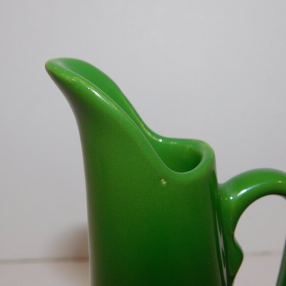 VTG Shawnee pottery small 8" Green oil Vinegar bud vase / Pitcher 888 USA - Picture 7 of 9